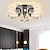 cheap Dimmable Ceiling Lights-LED Ceilling Light Flush Mount Ceiling Light 70cm Crystal Chandeliers for Living Room ONLY DIMMABLE WITH REMOTE CONTROL