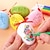 tanie materiały malarskie, rysunkowe i plastyczne-1 opakowanie, kreatywne ręcznie robione pisanki dla dzieci ręcznie robione kreskówki malowane ręcznie malowane zabawki ze skorupek jaj przez małe dzieci, prezenty wielkanocne dla dzieci