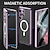 cheap Samsung Cases-Phone Case For Samsung Galaxy S24 S23 S22 S21 Ultra Plus Full Body Case Magnetic Adsorption With Magsafe Portable Flip Clear Transparent Solid Colored Aluminum Alloy Plastic