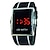 abordables Relojes digitales-nueva moda coreana caliente personalidad ocio hombres mujeres unisex blanco negro led digital deportes reloj de pulsera