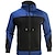 cheap Men&#039;s Hoodies &amp; Sweatshirts-Men&#039;s Tracksuit Sweatsuit Jogging Suits Black Yellow Wine Red Blue Standing Collar Color Block Patchwork Zipper 2 Piece Sports &amp; Outdoor Streetwear Streetwear Cool Casual Spring &amp;  Fall Clothing
