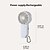 cheap Fans-Handheld Fan Portable Quiet Operation 1pc Portable Mini Fan USB Charging Small Fan Pocket Fan For Home Office Indoor Outdoor 3 Speed USB Rechargeable Portable Small Fan