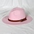 זול כובע מסיבות-כובעים צמר / אקרילי כובע פאדורה כובע שמש רשמי חתונה קוקטייל רויאל אסטקוט רטרו עם צבע טהור כיסוי ראש כיסוי ראש