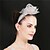 billige Fascinators-fascinators Hatte Hovedstykke sinamay Formel Bryllup Kentucky Derby Hesterace Ladies Day Mode Glamour Elegant Med Rosette Medaljon Hovedbeklædning