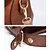 cheap Bags-Women&#039;s Crossbody Bag Shoulder Bag PU Leather Hobo Bag Diaper Bag Tote Outdoor Daily Adjustable Large Capacity Waterproof Zipper Solid Color Black Blue Brown