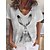 cheap Tees &amp; Tank Tops-Women&#039;s T shirt Tee White Yellow Pink Graphic Easter Print Short Sleeve Daily Weekend Basic V Neck Regular Painting S