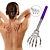 billige Body Massager-1 stk nyt tilbagetrækkeligt rygskrabeværktøj i rustfrit stål hornmassageværktøj, der bruges til at slappe af i ryggen