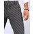 cheap Men&#039;s Chinos-Men&#039;s Trousers Chinos Chino Pants Plaid Dress Pants Pocket Plaid Comfort Breathable Outdoor Daily Going out Cotton Blend Fashion Streetwear Light Grey Dark Gray