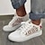 cheap Women&#039;s Sneakers-Women&#039;s Sneakers Canvas Shoes White Shoes Outdoor Daily Embroidered Summer Flower Flat Heel Round Toe Casual Minimalism Walking Mesh Lace-up White