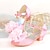 זול נעלי נסיכה לילדים-בנות עקבים סנדלים יומי שמלת נעליים נעליים לילדת הפרחים נעלי בית ספר גומי עור נייד נשימה ללא החלקה נעלי נסיכה ילדים גדולים (7 שנים +) ילדים קטנים (4-7) מתנה יומי הליכה