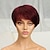 levne Přírodní paruky bez připínání-přírodní krátké paruky v střihu skřítků pro černé ženy rovné barevné lidské vlasy s ofinou přírodní brazilské vlasy