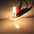 Недорогие Светодиодные двухконтактные лампы-10 шт., без мерцания, мини g4, светодиодная лампа cob, 3 Вт, лампа переменного/постоянного тока, 12 В, свечи, замена 30 Вт, галогенная для люстры, прожектор