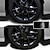 abordables Décorations/protections pour carrosserie-6 pièces universel voiture roue jante vinyle autocollants réfléchissant hachure marque rayure course roue moyeu décalcomanies roue décor