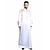 economico Musulmano arabo-Per uomo Vestaglia Thobe/Giubba Religioso Arabo saudita arabo musulmano Ramadan Adulto Calzamaglia / Pigiama intero