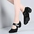 ieftine Adidași de Dans-Pentru femei Pantofi Dans Pantofi de Dans Performanță Antrenament În aer liber Plasă Practică Grosime călcâială Negru