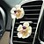 Χαμηλού Κόστους Κρεμαστά Μενταγιόν &amp; Διακοσμητικά Αυτοκινήτου-2 τμχ λουλουδιών διακοσμητικό εξόδου αέρα αυτοκινήτου