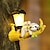 cheap Pathway Lights &amp; Lanterns-Solar Squirrel Sloth Lamp Hanging Lamp Imitation Animal Model Lamp Garden Garden Garden Decorative Lamp 1 set