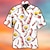 preiswerte Lagerhemden für Herren-Herren Hemd Hawaiihemd Sommerhemd Grafik-Drucke Bemerkung Kubanisches Halsband Schwarz Gelb Schwarz / Rot Wein Rote Casual Hawaiianisch Kurzarm Bedruckt Button-Down Bekleidung Sport Modisch
