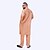 cheap Ethnic &amp; Cultural Costumes-Arabian Muslim Adults Men&#039;s Religious Saudi Arabic Robe Thobe / Jubba For Polyester Ramadan Top Pants