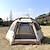 cheap Picnic &amp; Camping Accessories-5 person Camping Tent Family Tent Pop up tent Outdoor Waterproof UV Sun Protection Windproof Automatic Camping Tent 1000-1500 mm for Fishing Climbing Beach Oxford Cloth 320*275*150 cm