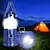 economico Luci LED da campeggio-luce di campeggio solare esterna 6led portatile luce della tenda da campeggio principale illuminazione della torcia elettrica per le attività all&#039;aperto festa di campeggio escursioni uragano uragano