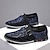 cheap Men&#039;s Slip-ons &amp; Loafers-Men&#039;s Loafers &amp; Slip-Ons Leather Shoes Dress Shoes Dress Loafers Walking Business British Daily Party &amp; Evening Rubber Leather Warm Loafer Black Blue Brown Striped Summer Spring