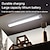 abordables Decoración y lámparas de noche-Luz nocturna led con sensor de movimiento pir, recargable por usb, 10/20/30/50cm, para armario, cocina, pasillo, escalera, lámpara de noche inalámbrica