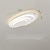 billige Dæmpbart loftlys-moderne loftslampe dæmpbar med fjernbetjening kontral 56cm planmonteret loftslampe akryl lampeskærm lysekrone soveværelse stue stue