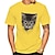 billige t-skjorte med bokstavtrykk for menn-Herre T skjorte Grafisk Katt Crew-hals Gate Ferie Kortermet Trykt mønster Klær Mote Designer Fritid Bekvem