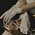 voordelige Historische &amp; vintage kostuums-Elegant Jaren &#039;50 Jaren 1920 Handschoenen Bruids The Great Gatsby Dames Bruiloft Feest / Uitgaan Schoolfeest Handschoenen