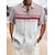 billiga grafiska skjortor för män-herrskjorta sommar hawaiisk skjorta grafisk geometri turndown lila brun grön vit+vit mörkblå utomhus gata korta ärmar button-down tryck kläder kläder sport mode