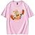 tanie Bluzy i t-shirty cosplay casualowe-One Piece Monkey D. Luffy Koszulkowy Graficzny Na Dla par Męskie Damskie Dla dorosłych Tłoczenie na gorąco