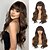 cheap Synthetic Wig-Ombre Blonde Gray Wigs With Bangs Long Wavy Wigs for Women Heat Resistant Synthetic Wigs Natural Looking Gray Wigs for Daily Party Cosplay Use