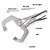 cheap Hand Tools-C Clamp Locking Pliers with Swivel Pads, Heavy-Duty Locking Pliers, Woodworking Clamps Set, Adjustable Nickel Plated C Pliers
