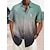 baratos Camisa havaiana masculina-camisa havaiana masculina gráfica verão coqueiro turndown vermelho roxo marrom verde arco-íris rua casual manga curta botão colorido praia azul algodão tropical botão