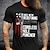 cheap Men&#039;s Plus Size T-shirts-Men&#039;s Plus Size Big Tall T shirt Tee Tee Crewneck Black Short Sleeves Outdoor Going out Sports Tops Print Basic Graphic Letter Clothing Apparel Cotton Blend Streetwear Stylish Casual