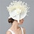 cheap Fascinators-Fascinators Sinamay Wedding Kentucky Derby Cocktail Retro Bridal With Feather Floral Headpiece Headwear