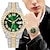 ieftine Ceasuri Quartz-ceas hip hop ceas masculin ceasuri de lux rezistente la apă ceasuri rotunde din oțel inoxidabil bărbați ceasuri de mână cu quartz cadou iubit