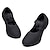זול נעלי בלט-sun lisa נעלי בלט לנשים נעלי סלוני אירועים אימון ביצועים תרגול עקב עבה עקב גומי סוליית גומי רצועה להחליק שחור למבוגרים