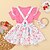 cheap Girls&#039; Clothing Sets-2 Pieces Toddler Girls&#039; T-shirt &amp; Skirt Clothing Set Outfit Cartoon Rabbit Short Sleeve Print Set Outdoor Active Sweet Summer Spring 1-5 Years White Pink