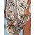 cheap Casual Dresses-Women&#039;s Beach Dress Beach Wear Print Mini Dress Butterfly Tropical Fashion Sleeveless Spaghetti Strap Outdoor Daily Loose Fit Beige 2023 Summer Spring S M L XL