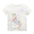 billige T-shirts og trøjer-Baby Pige T-shirt Dyr Skole Kortærmet Aktiv Bomuld 7-13 år Sommer