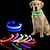 Недорогие Декор и ночники-Светящийся ошейник для собак, регулируемый мигающий светящийся ошейник, ночная защита от потери, ошейник для собак, товары для маленьких собак, товары для домашних животных