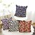 cheap Decorative Pillows-Animal Pattern Double Side Pillow Cover 4PC Soft Decorative Square Cushion Case Pillowcase for Bedroom Livingroom Sofa Couch Chair Machine Washable
