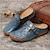 voordelige Damesinstappers &amp; loafers-Dames Slippers Grote maten Buitenpantoffels Buiten Strand Effen Kleur Zomer Platte hak Ronde Teen Casual minimalisme Imitatieleer Leegloper Donker Bruin Blauw Groen