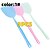 cheap Patio-3Pcs Portable Anti-mosquito Mosquito Swatter Fly Swatter Plastic Beat Insect Flies Pat Mosquito Tool pest Control Prevent Random Color