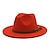 זול כובע מסיבות-כובעים צמר / אקרילי כובע פאדורה רשמי חתונה פשוט קלסי עם צבע טהור כיסוי ראש כיסוי ראש