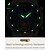 cheap Mechanical Watches-OLEVS Men Mechanical Watch Calendar Luxury Waterproof Fashion Automatic Self-winding Moon phase Luminous Stainless Steel Strap Watch