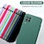 cheap Samsung Cases-Phone Case For Samsung Galaxy S24 S23 S22 S21 S20 Plus Ultra S9 Plus A12 A32 A52 A13 Liquid Silicone Case Slim Anti-Scratch Soft Edges Solid Colored Silica Gel