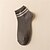 cheap Home Wear-3 Pairs Men&#039;s Striped Boat Socks Sweat Absorbent Summer Cotton Thin Style Men&#039;s Boat Socks Suitable For Spring And Summer Season Fit Size 38-45